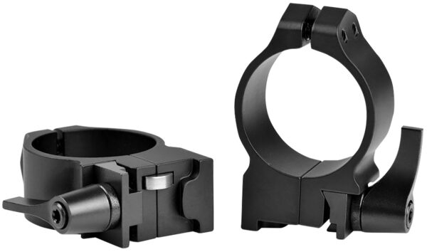 54254 Warne Maxima 30mm Medium Rings Matte Steel 0 MOA