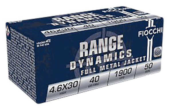 Fiocchi 4.6x30mm 40gr FMJ – 50rd Box