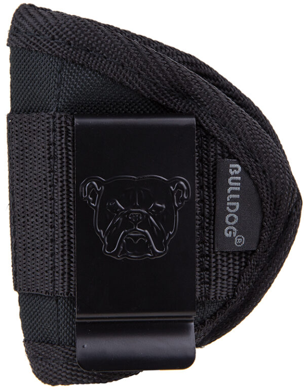 55109 Bulldog WIPS IWB Holster — Small Black Nylon, Belt Clip