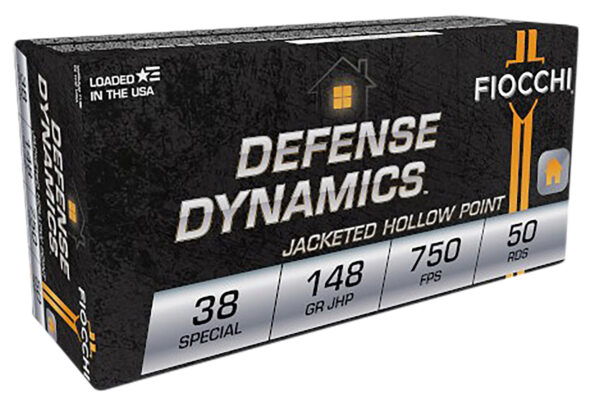 Fiocchi 38 Special 148gr JHP – 50 Rounds
