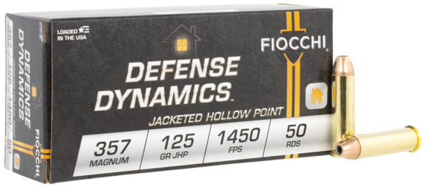 Fiocchi 357 Magnum 125gr Hollow-Point, 50rd Box