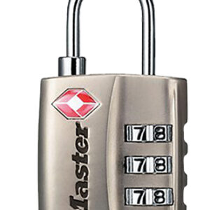 Master Lock 4680DNKL TSA Combination Luggage Lock, Nickel