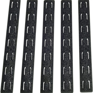 BCM KMRRPBLK5 KeyMod Rail Panel Kit 5-Pack 5.5in Black