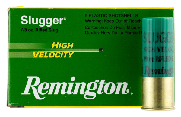 56232 Remington Slugger HV Rifled Slug 12 Gauge 3″ 7/8 oz 5rd