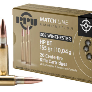 PPU PPM3081 308 Win 155gr HPBT – 20 Rounds