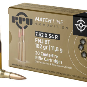 PPU PPM7 Match 7.62x54mmR 182 gr FMJ – 20rd
