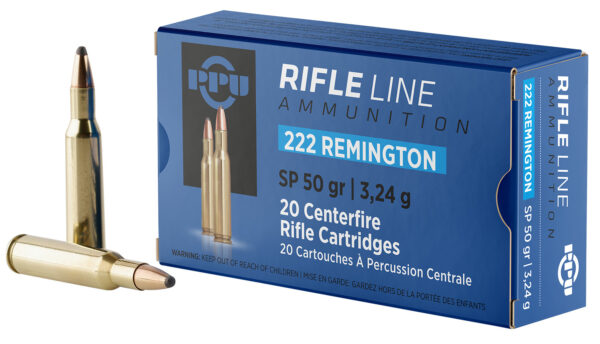 Exclusive Mockups for Branding and Packaging Design PPU .222 Rem 50gr SP 20rd Box