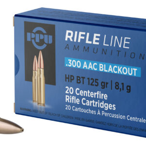 PPU .300 AAC Blackout 125gr HPBT — 20 Rounds