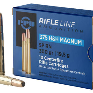 PPU .375 H&H Magnum 300gr SP RN 10rd Box