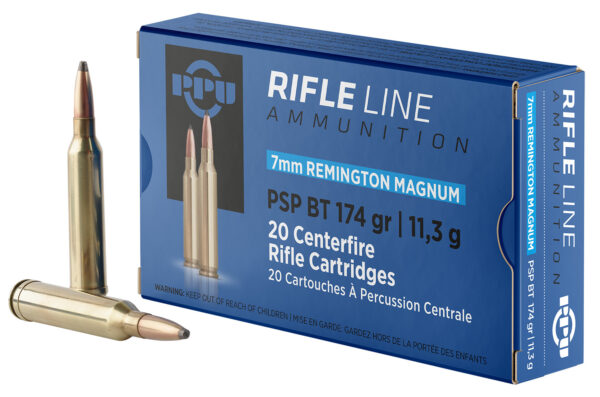 PPU PP7RM2 7mm Rem Mag 174gr PSP BT – 20/Box