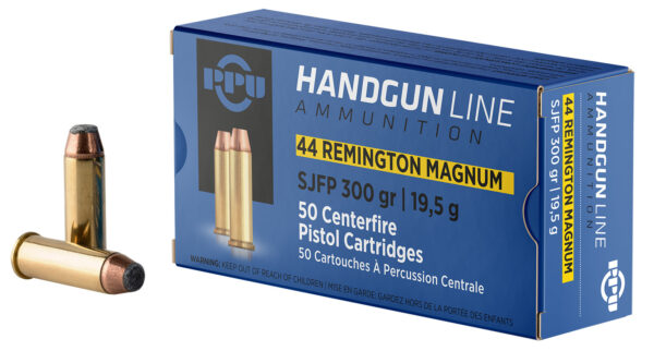 PPU Prvi Partizan .44 Rem Mag 300gr SJFP 50rd Box
