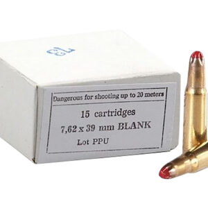 PPU Prvi Partizan M-68 7.62x39mm Blank, 15 Rounds