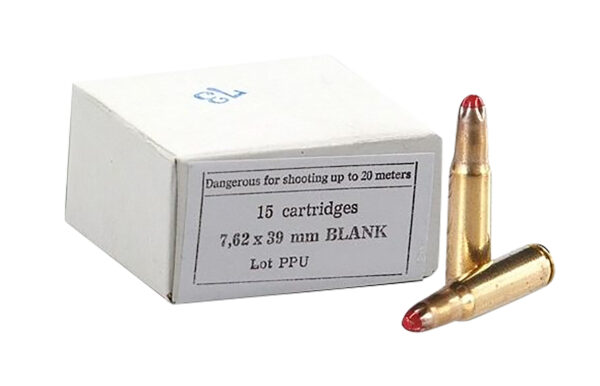 PPU Prvi Partizan M-68 7.62x39mm Blank, 15 Rounds