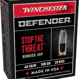 Winchester Defender .40 S&W 180 gr PDX1 JHP 20 rd