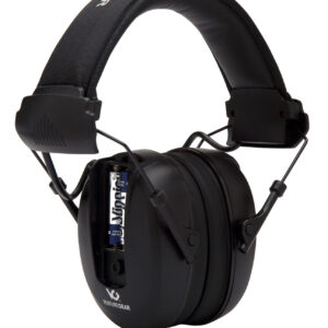 Pyramex Venture Clandestine Electronic Earmuff — Black, 24 dB