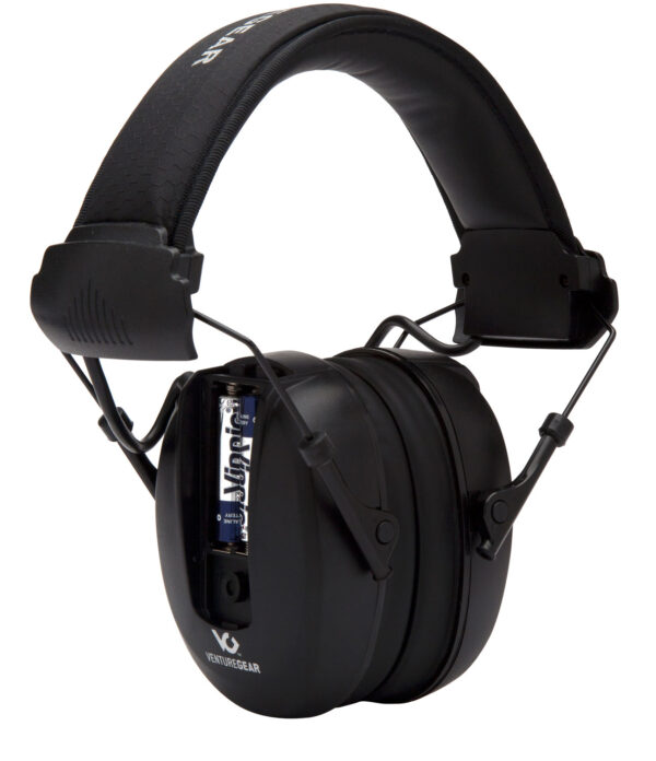 58607 Pyramex Venture Clandestine Electronic Earmuff — Black, 24 dB