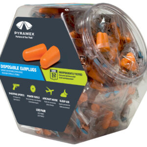 Pyramex PYDP1000BN Disposable Earplugs 32 dB, 100 Pair