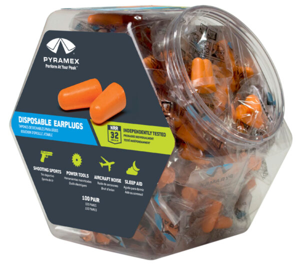 59007 Pyramex PYDP1000BN Disposable Earplugs 32 dB, 100 Pair