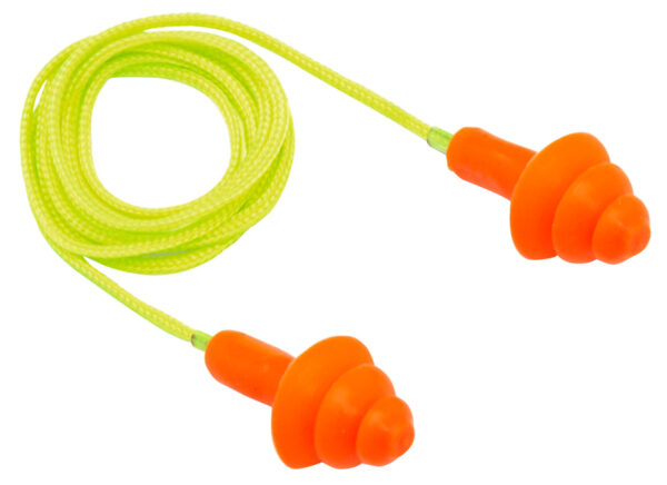 59008 Pyramex RP3001 Reusable Earplugs 50 Pair Orange/Yellow