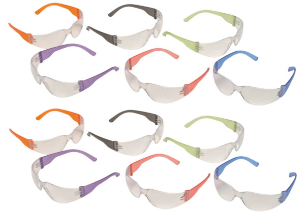 59011 Pyramex S4110SMP Intruder Clear Anti-Scratch Glasses 12 Pair