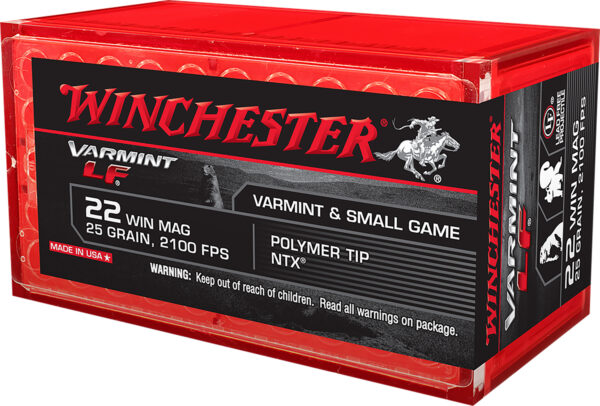 Winchester Varmint LF .22 WMR 50rd, 2100 fps