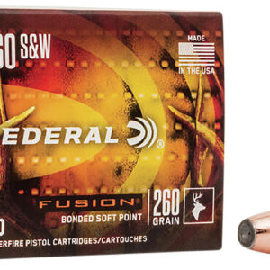 Federal Fusion .460 S&W Magnum 260gr Soft Point 20rd