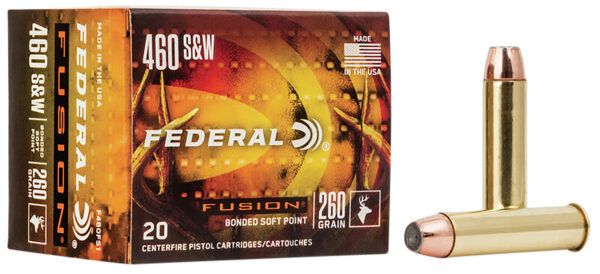 59193 Federal Fusion .460 S&W Magnum 260gr Soft Point 20rd