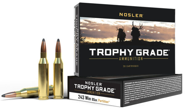 Nosler Trophy Grade 243 Win 85 gr Partition Tip – 20rd Box