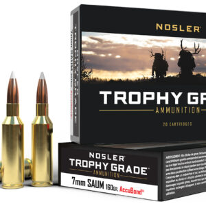 Nosler Trophy Grade 7mm Rem SA Ultra Mag 160 gr 20/ct