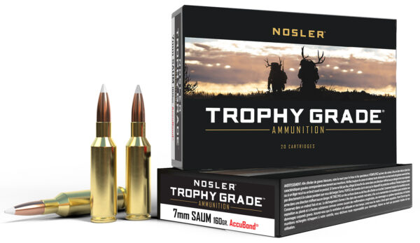 59565 Nosler Trophy Grade 7mm Rem SA Ultra Mag 160 gr 20/ct
