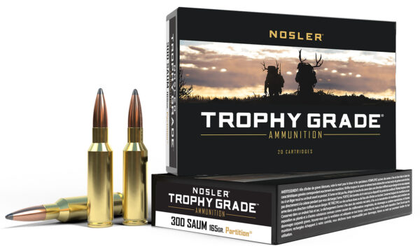 Nosler Trophy Grade 300 Rem SAUM 165 gr Partition, 20rd