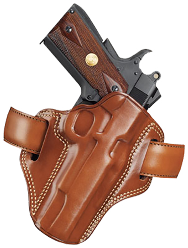 Galco CM112 Combat Master OWB Tan Leather Belt Slide Holster