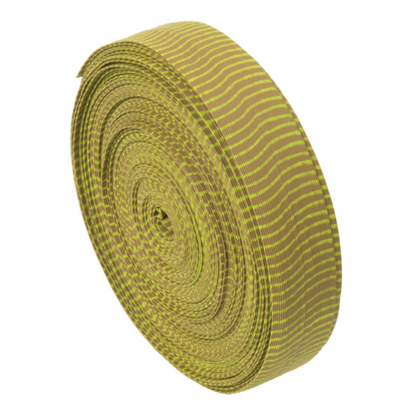 60983_1 October Mountain VIBE String Silencers Green Pumpkin/Neon Yellow 85ft.