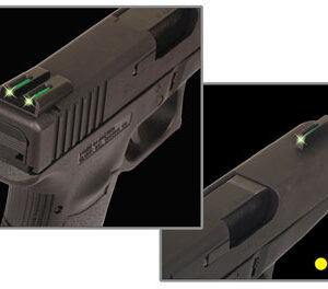 TruGlo TFO Tritium/Fiber-Optic Sights for S&W M&P — Green/Yellow