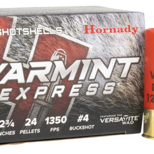 Hornady Varmint Express 12ga 2.75 in #4 Buckshot 10rd Box