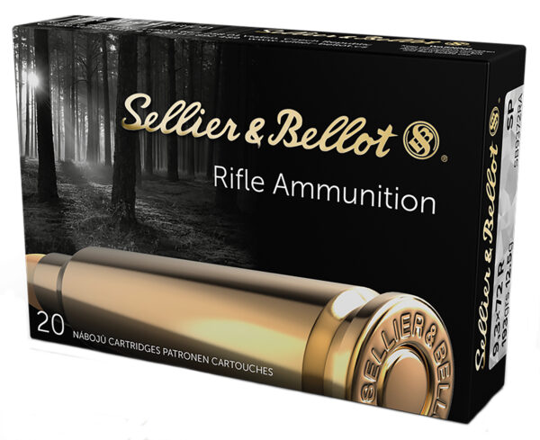 Sellier & Bellot 9.3x72R 193 gr SP — 20rd Box