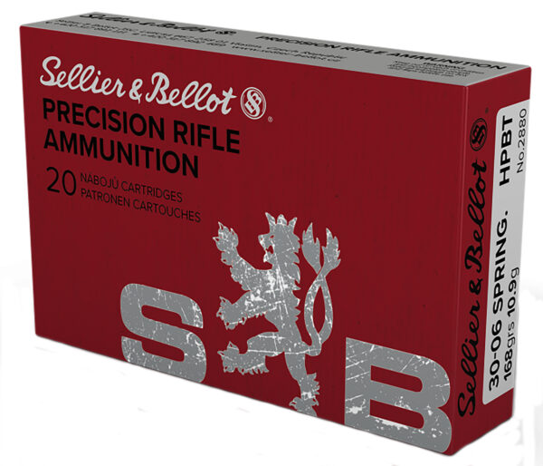 Rifle ammunition Target (Match) Sellier & Bellot SB3006D .30-06 168gr HPBT — 20 Rounds