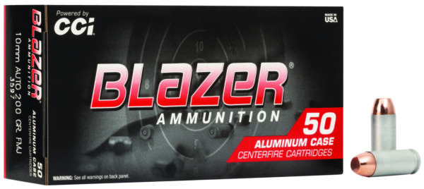 CCI Blazer 10mm Auto 200 gr FMJ 50/ct