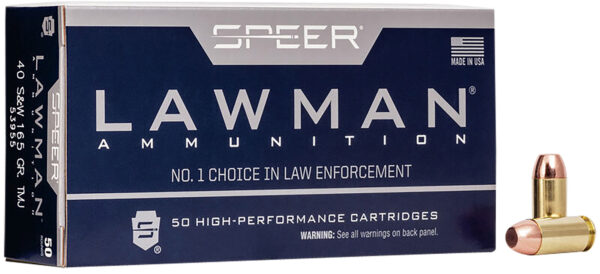 62123 Speer Lawman .40 S&W 165 gr TMJ 50 rd