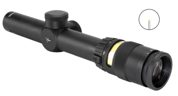 Trijicon AccuPoint 1-4×24 30mm Illuminated Amber Triangle