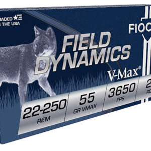 Fiocchi 22-250 Rem 55gr V-Max 20rd Box