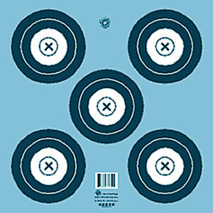 Maple Leaf Target Face NFAA Indoor 5-Spot 100 pk.