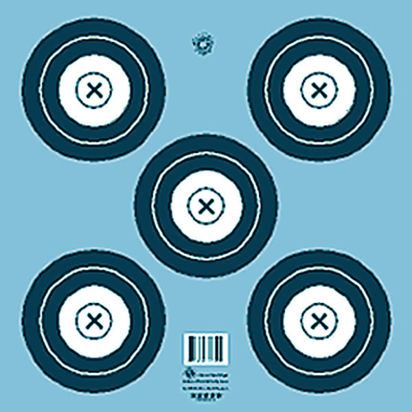 Maple Leaf Target Face NFAA Indoor 5-Spot 100 pk.