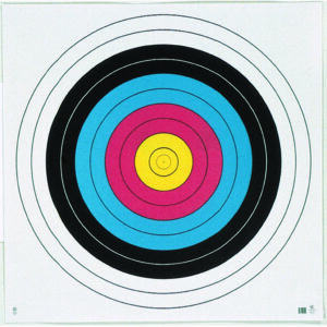 Maple Leaf Target Face FITA 10-Ring 40 cm. 100 pk.
