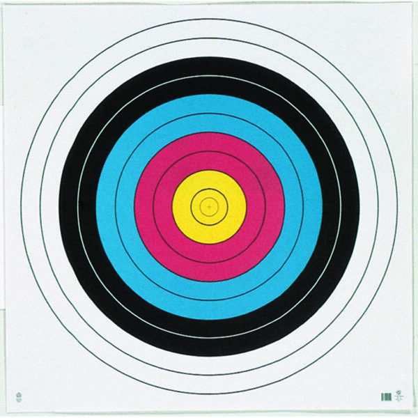 63184_1 Maple Leaf Target Face FITA 10-Ring 80 cm. 25 pk.