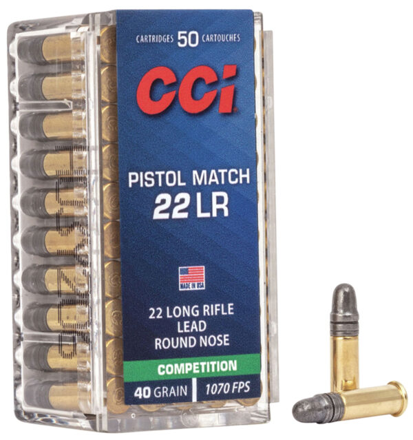 63208 CCI Pistol Match .22 LR LRN 50rd