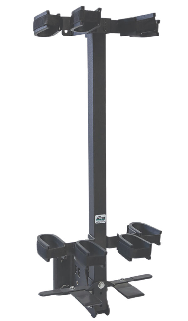 Rugged Gear 11094 Wall Mount Holds 4 Rifles/Shotguns