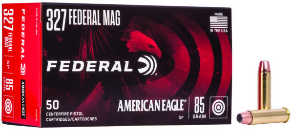63671 Federal American Eagle .327 Federal Magnum 85 gr JSP – 50 rd