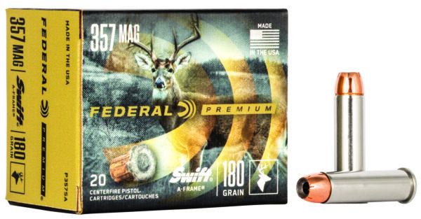 Federal Premium Vital-Shok .357 Magnum 180 gr Swift A-Frame, 20rd