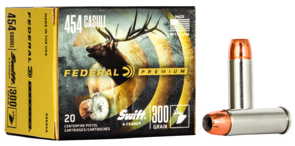 Federal Premium Vital-Shok .454 Casull 300gr Swift A-Frame 20rd